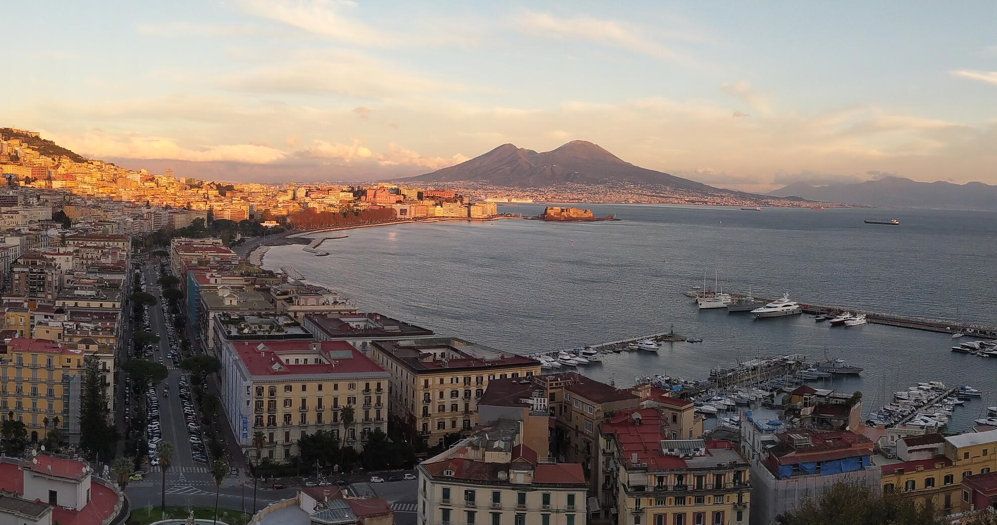 Napoli e il Vesuvio da Posillipo