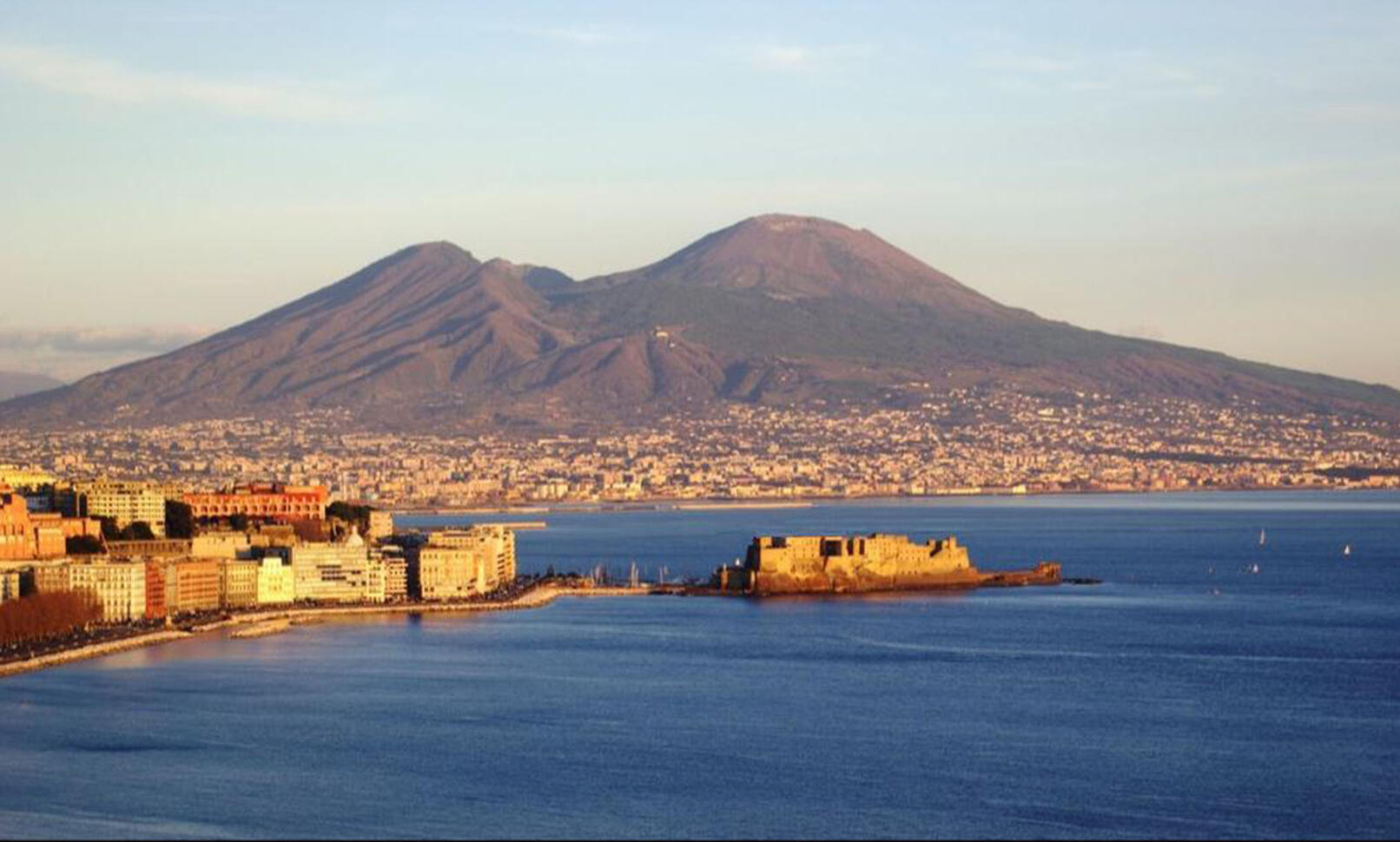 Napoli e il Vesuvio da Posillipo